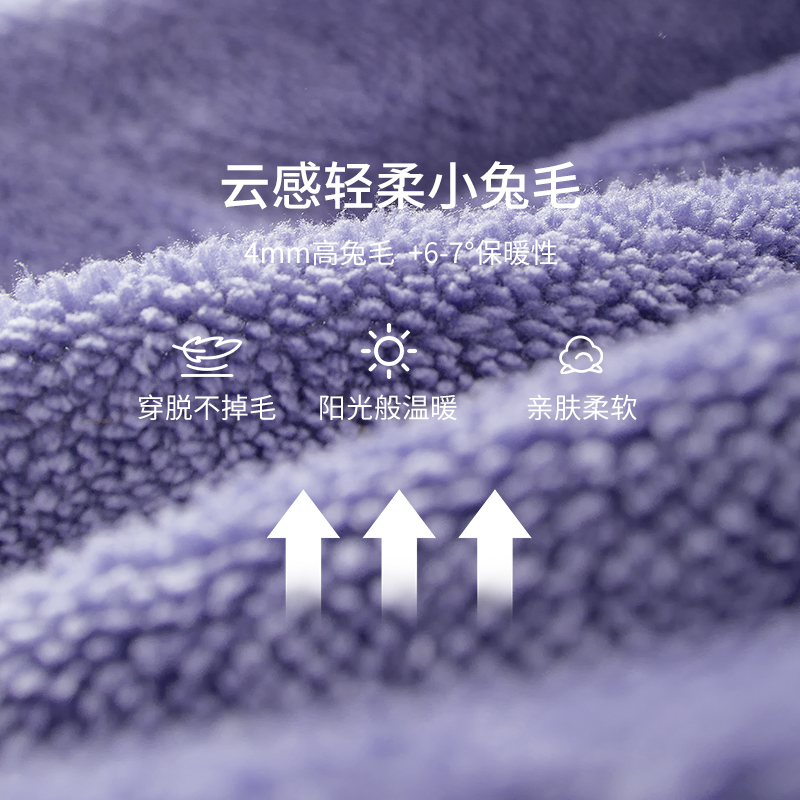 达拉熊扎染棉拖鞋女暖绒毛毛拖秋冬季室内地板居家用保暖加绒防滑男