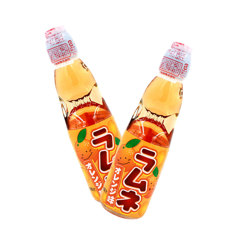 日本进口 哈达 波子汽水柑橘味碳酸饮料 200ml*5瓶