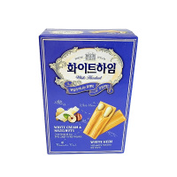 CROWN克丽安奶油巧克力榛子威化饼干盒装47g韩国进口休闲零食品