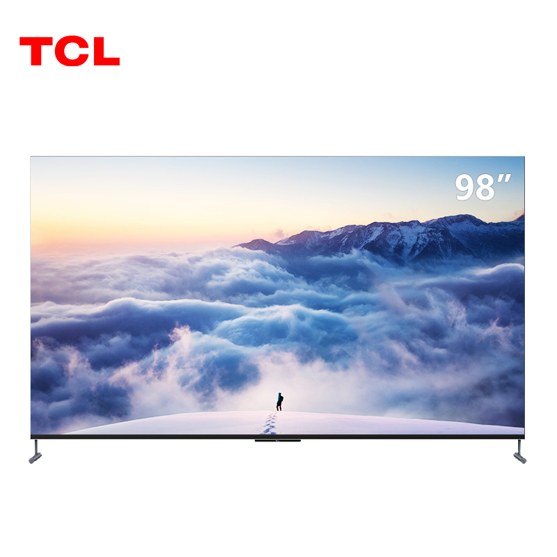tcl 98q6e 98英寸全面屏imax巨幕4k高清智能语音网络电视机100 黑色