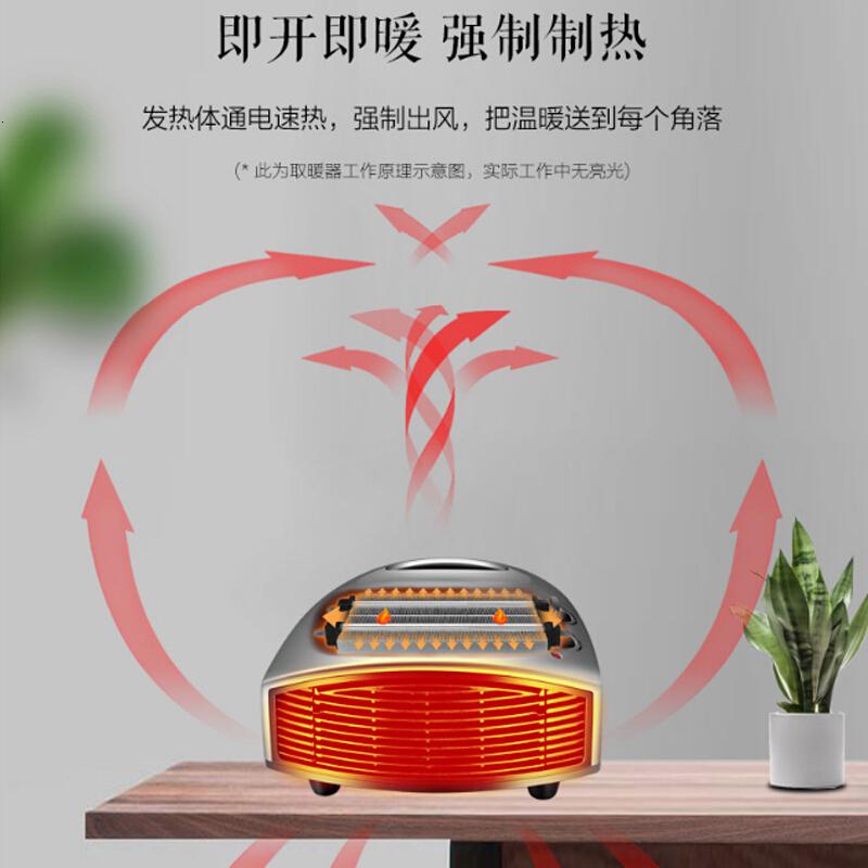 [精选]艾美特(AIRMATE)暖风机浴室防水壁挂取暖器家用速热小型电暖气 银灰色高清大图