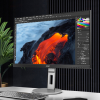 AOC 27英寸显示器 IPS技术2K高清液晶电脑显示器Type-C接口90W充电HDR可壁挂双向旋转升降内置音箱低蓝光护眼办公设计绘图台式显示屏 Q27N3C