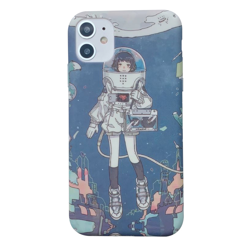 火豹卡通宇航员vivo9s手机壳20磨砂硬壳i/23/2/y66/y6/y9/y85/y