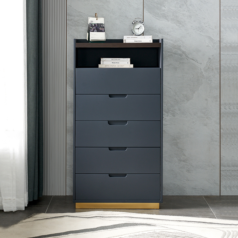 全友家居斗柜现代轻奢风落地式储物柜大容量分区储物客厅收纳柜128202