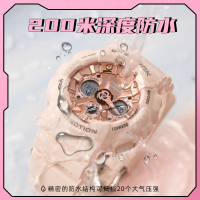 Casio旗舰店 卡西欧手表女G-SHOCK网红潮流星空独角兽防水运动学生电子女士石英表 非机械女表 GMA-S120