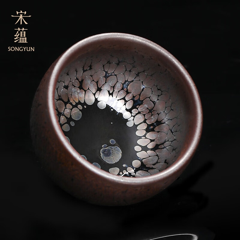 宋蕴 罗汉油滴盏对杯礼盒装 SY050702高清大图