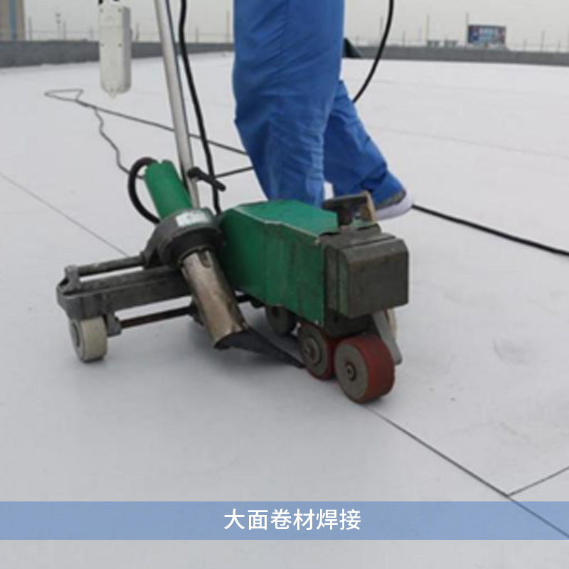 正恒(ZHENGHENG)双面高强度聚氯乙烯(PVC)防水卷材(灰白色)带施工 150平方米高清大图