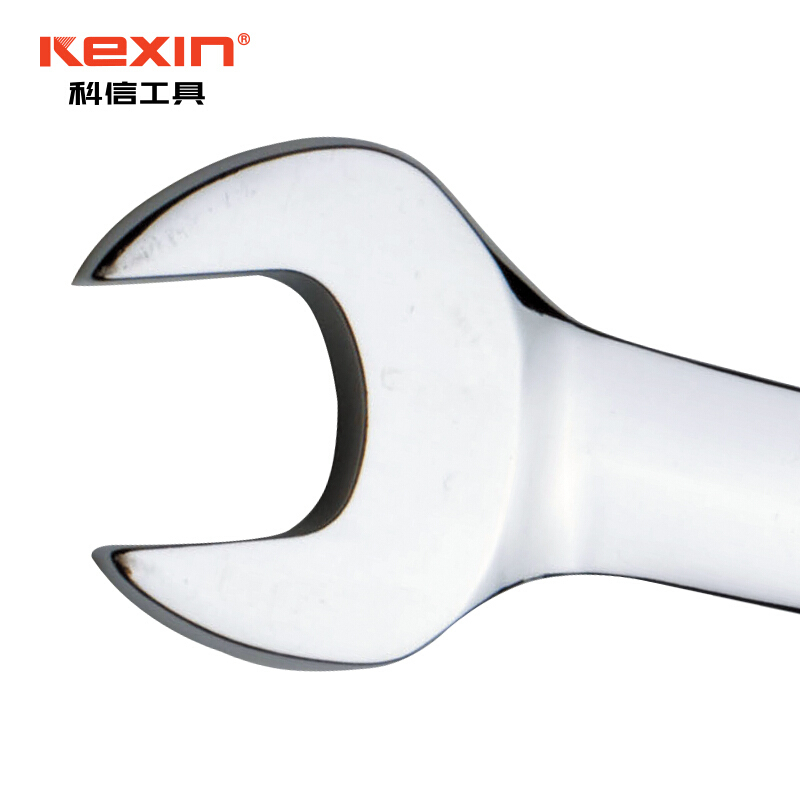 科信(kexin)全抛光铬钒钢两用扳手 开口扳手梅花扳手 16mm KX63016A 2支