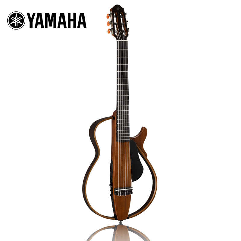 YAMAHA雅马哈古典电箱吉他便携电箱琴SLG200 N NT原木色古典可戴耳机