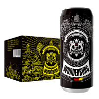 沃德古堡wurderburg 1906小麦精酿黑啤酒500mL*12听整箱浑浊型