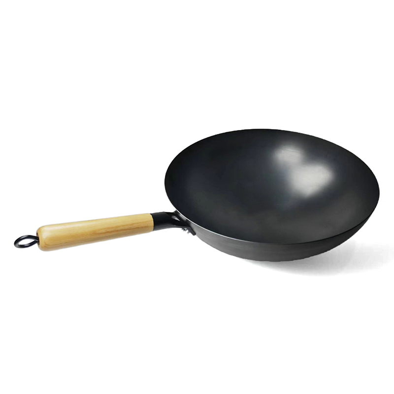 妙简乐 带盖炒菜铁锅 32cm 个高清大图