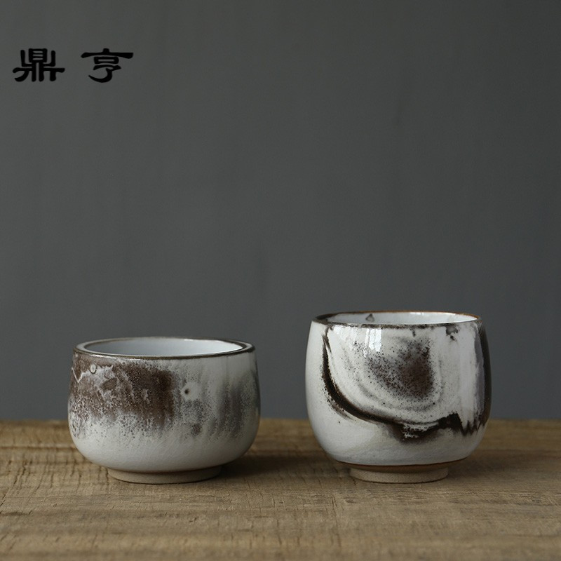 鼎亨茶洗陶瓷 志野烧窑变渣斗家用中号茶具配件茶道搭插花水洗建