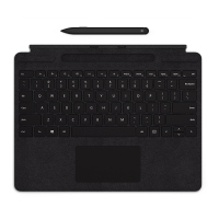 Microsoft/微软Surface Pro X 带超薄触控笔的特制版专业键盘盖 黑色