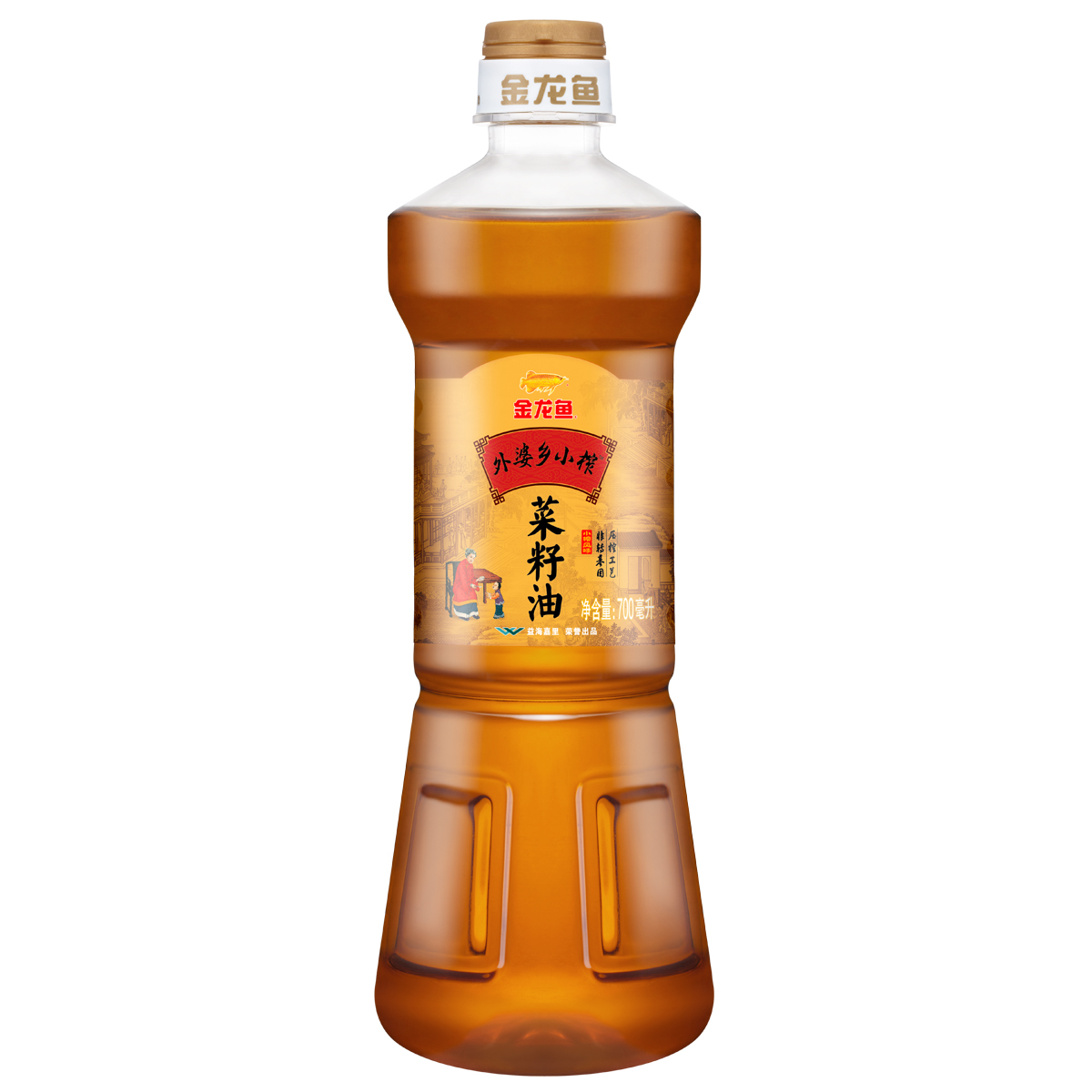 金龙鱼 外婆乡小榨菜籽油 非转基因700ml 菜籽食用油
