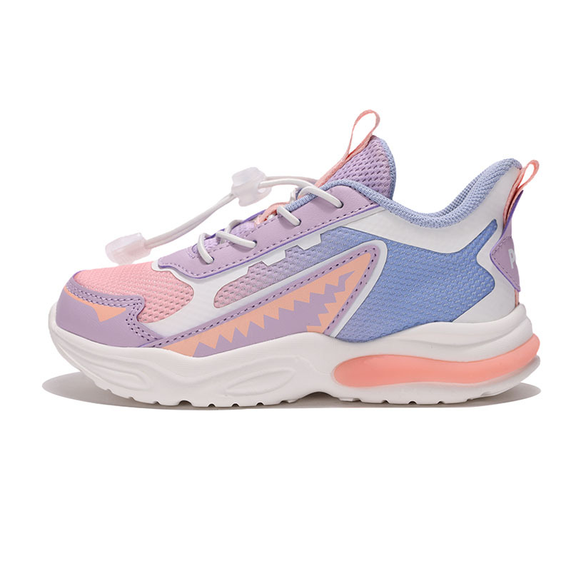 ponykids休闲系列粉色运动鞋中童女童234k1md61pk视频