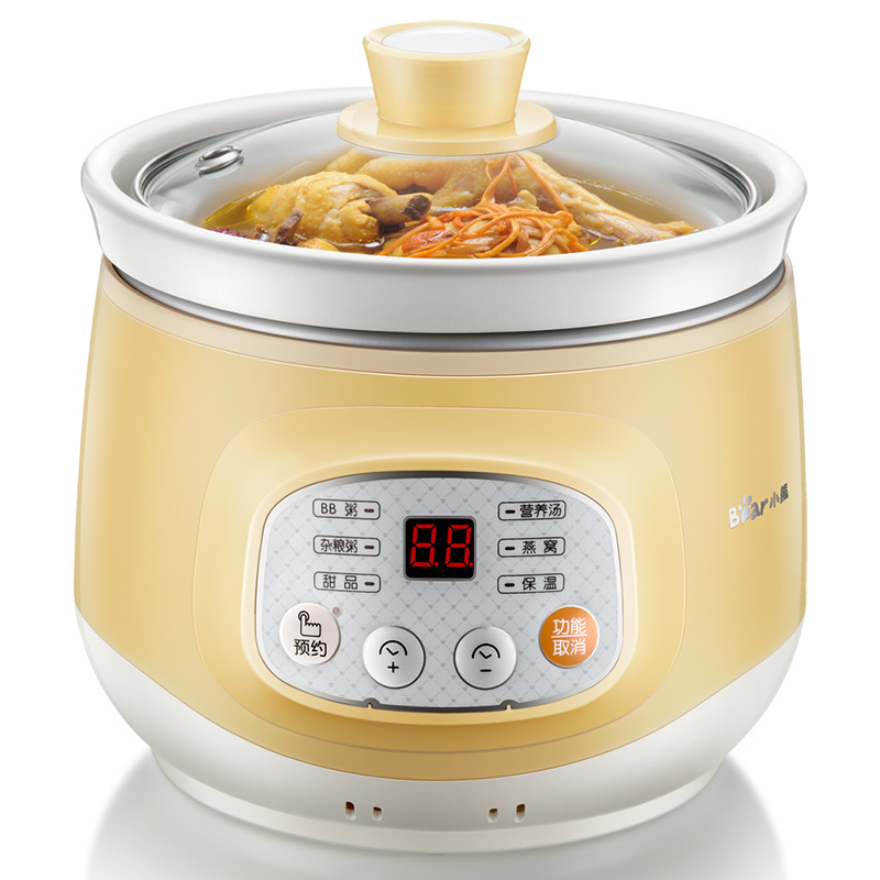 小熊 煲汤煮粥电炖锅宝宝婴儿辅食慢炖煲 DDG-D10J2