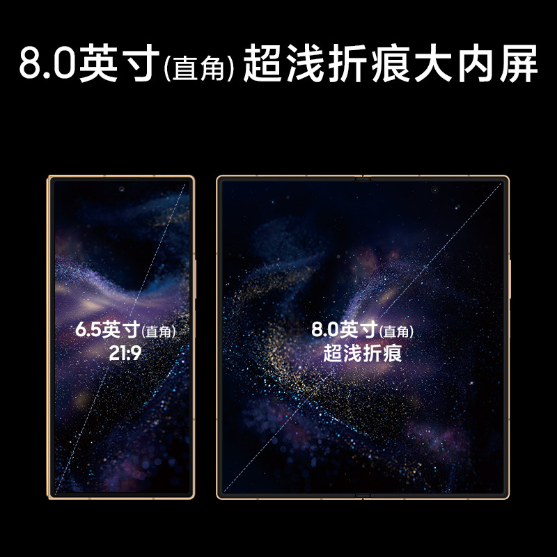 三星心系天下 W26 折叠屏手机 16G+512G 丹曦红高清大图
