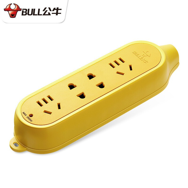 公牛(BULL) GN-C5(S) 无线插座 10A 10孔插口 单位:个