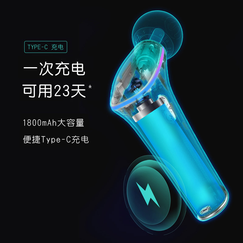 七夕节生日礼物SKG F5热敷按摩筋膜枪迷你按摩器便携热敷按摩锤全身按摩枪高清大图