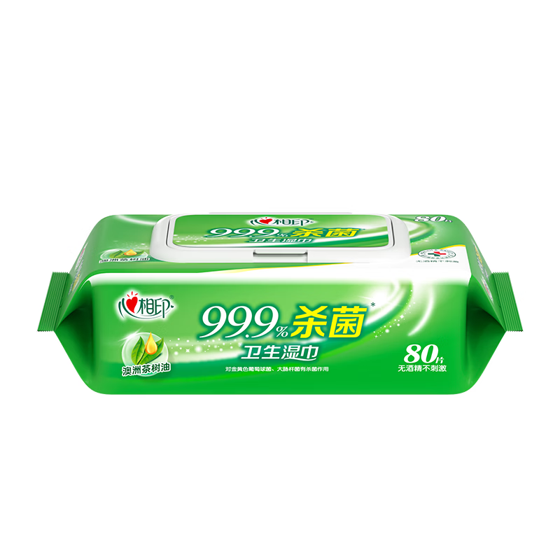 心相印 卫生湿巾80片装 80片*1包 XCA080高清大图