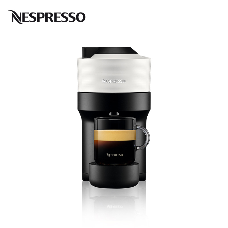 Nespresso 胶囊咖啡机 Vertuo Pop 白色高清大图