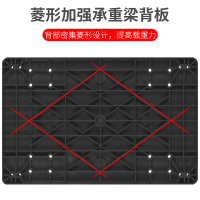 新越昌晖全新PP原料车板加厚尼龙推车面板耐磨防滑板车板面四角加固防撞 47*73承重约300斤JYH150