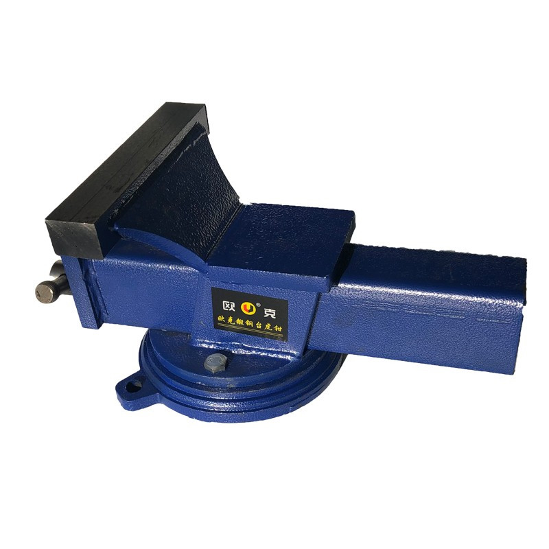 欧克(Ouke) 台虎钳 活动带砧 平口台钳(10英寸250mm OK-3622)高清大图