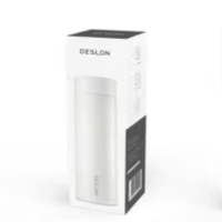 德世朗（DESLON）德世朗 DZJB-450致简保温杯450ml白色 黑色304不锈钢商务礼赠 白色 白色