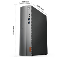 联想（Lenovo）ideacentre 310S A4-9125 16GB 512GB 集成显卡 家用娱乐 商用办公 全国联保 小机箱 单主机 定制版
