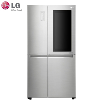 LG冰箱GR-Q2473PSA 643升大容量透视窗对开门中门风冷变频冰箱 速冻恒温 过滤系统 童锁保护
