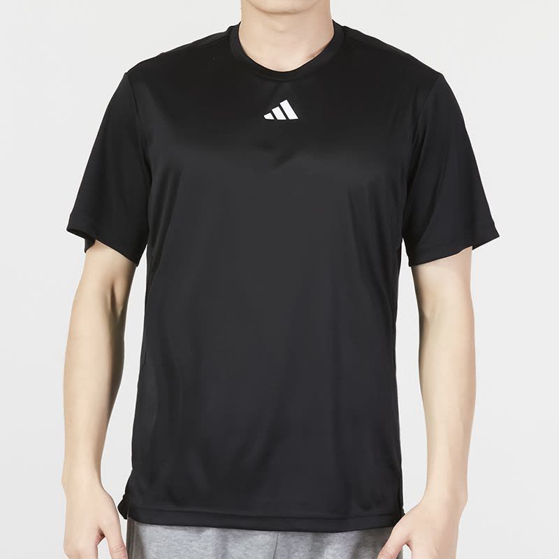 adidas/阿迪达斯男装训练运动休闲速干透气短袖T恤IB7915 C图片