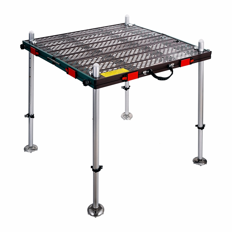 古达镂空钓台铝合金水库便携可折叠多功能加厚钓鱼台