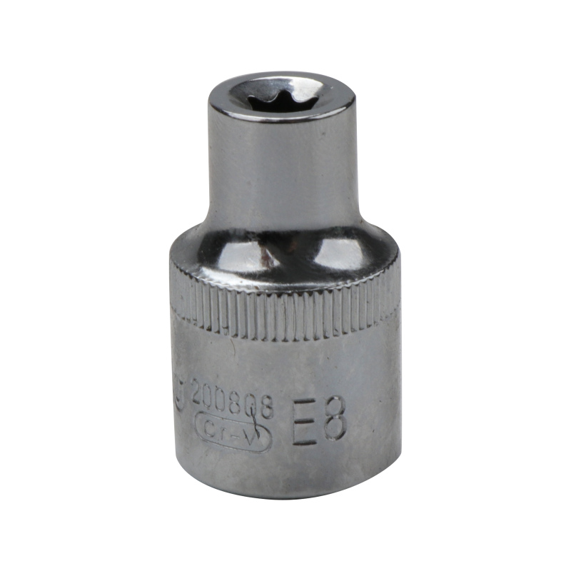 长鹿 1/2”镜面E形套筒 E22
