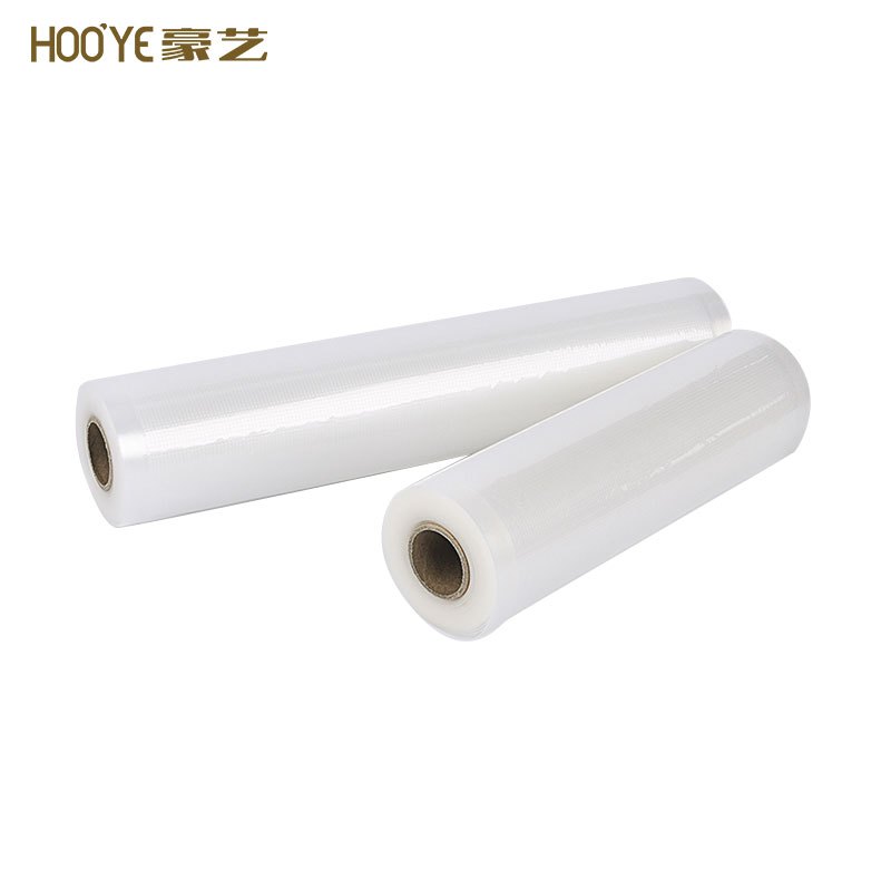 豪亿(HooYe)HY11926包装袋真空包装袋包装机抽真空纹路袋塑封袋(20cm+28cm)*5米 2卷装