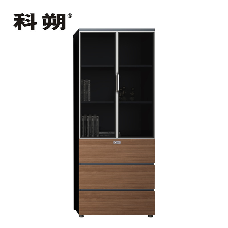 科朔 文件柜 两门资料柜 木质办公文件柜 书柜办公柜KS-08F0811