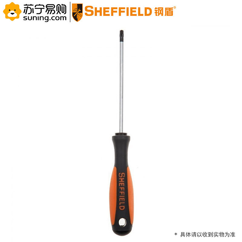 钢盾(SHEFFIELD) 双色柄花型螺丝刀 S056301 T5*100mm