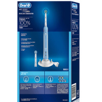 LTSM 博朗 欧乐B(Oralb)P2000蓝 电动牙刷 3D声波震动成人充电式牙刷 清除牙渍 配EB17、EB50
