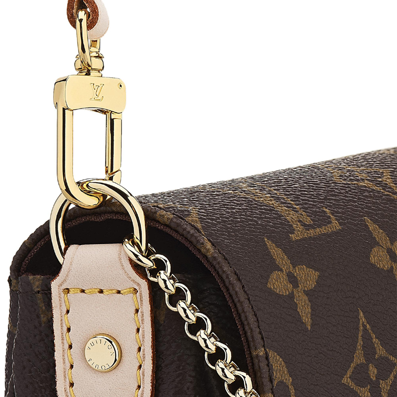 海外直邮路易威登lv女包新款favorite老花棋盘格可拆卸式单肩手提包m