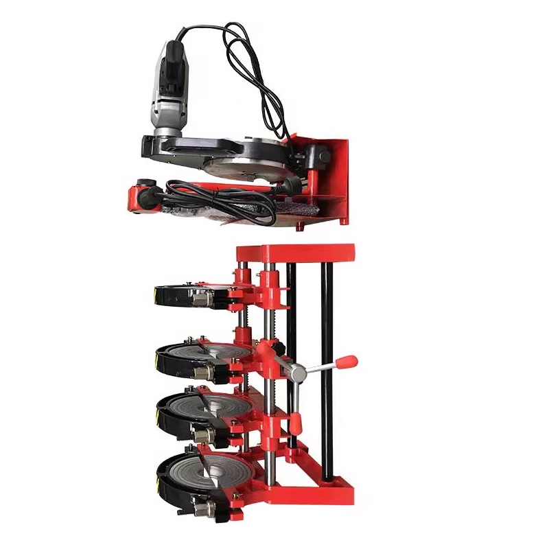 中锦科技 PE管热熔焊机 PE焊机手动对接焊机 (50)63-160[重型四环整机]带保压 台高清大图