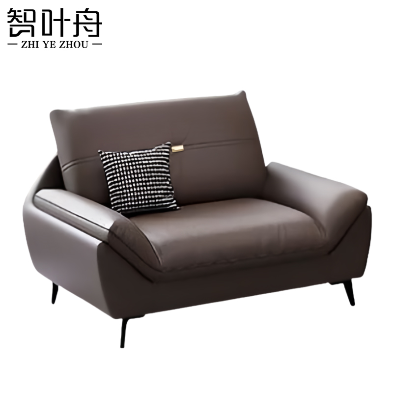 智叶舟沙发单人位100*82*85cm张高清大图