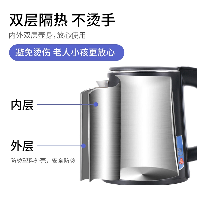 阿斯卡利(ASCARI)台式茶吧机下置式水桶小型饮水机家用全自动智能烧水机桌面办公室自动龙头加厚玻璃烧水壶保温壶AFK-