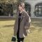 黑色感炸街西装外套2021春秋季新款宽松休闲西服上衣女灰色