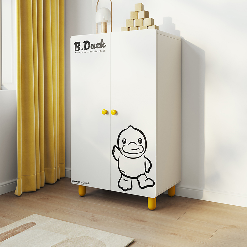 全友家居现代简约斗柜卧室简约现代儿童衣橱二门衣柜/储物柜/斗柜高清大图