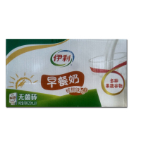 伊利早餐奶无菌砖麦香味250ml*24盒
