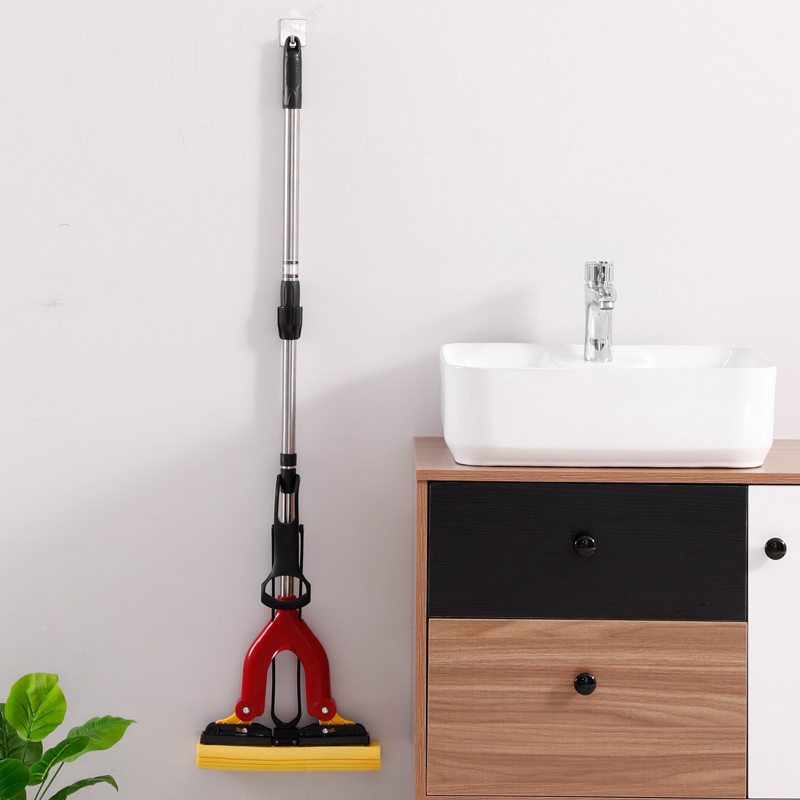 美丽雅maryya 双飞燕胶棉拖把 家用懒人拖把 对折挤水 PVA拖把及拖把头 国产 共2个棉头