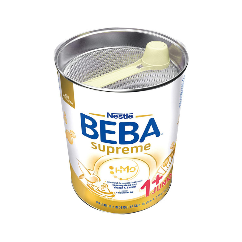 德国雀巢(Nestle)BEBA贝巴至尊版SUPREME五种HMO高端进口婴幼儿1+段奶粉800g/罐装 适合1岁以上