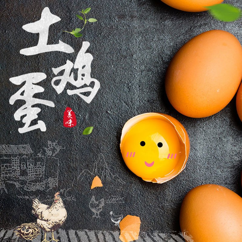 [熊猫鸟]新鲜土鸡蛋 10枚装 农家散养新鲜正宗草鸡蛋笨柴鸡蛋孕妇月子蛋整箱高清大图