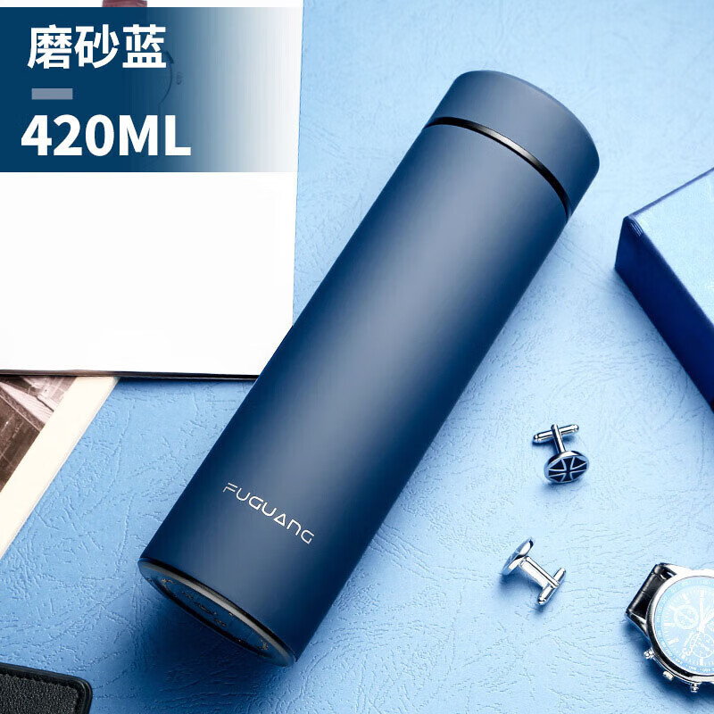 富光 1320-420 420ml 304不锈钢内外双胆保温杯高清大图