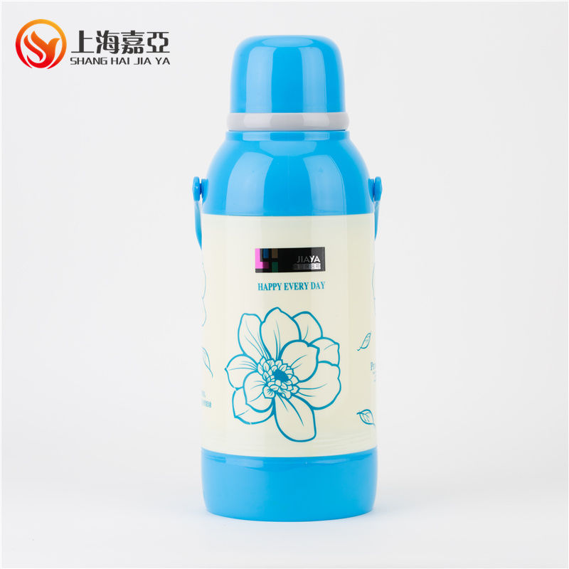 嘉亚家用学生暖壶热水瓶保温壶玻璃内胆暖瓶塑料外壳3.2L8磅 天蓝色 3.2升外壳(无内胆)