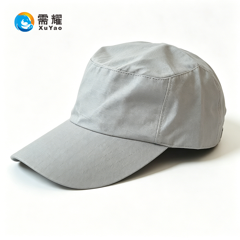 需耀 夏季工作服套装(含工作帽) 灰色短袖防静电 1套高清大图